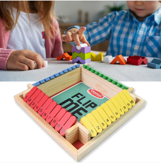 Shut The Box Game – Classic Wooden Dice for Family Fun | Aditi - Image 3
