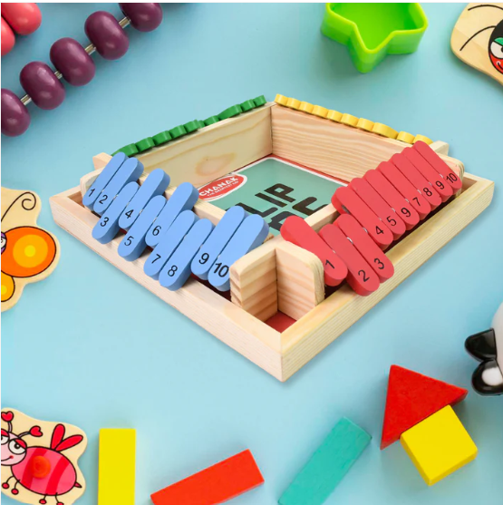 Shut The Box Game – Classic Wooden Dice for Family Fun | Aditi - Image 4