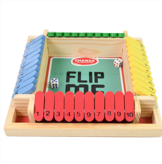 Shut The Box Game – Classic Wooden Dice for Family Fun | Aditi - Image 5