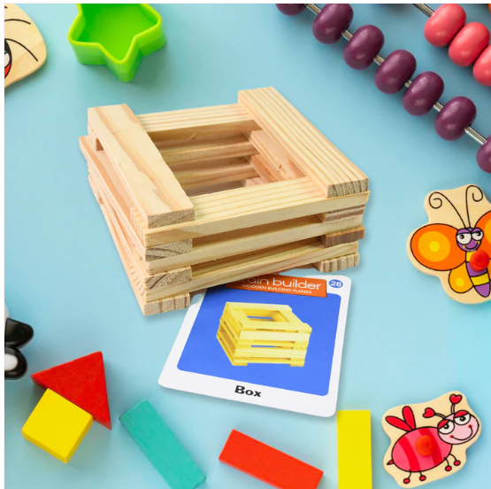 Wooden Pattern Puzzle – Brain Game for Kids & Adults | Puzzle Vista