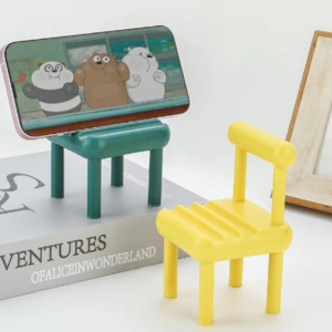 Mini Chair Phone Stand – Cute Wooden Desk Holder | Gambit