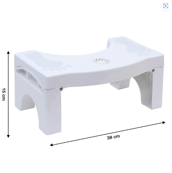 Toilet Squat Stool – Foldable, Non-Slip Bathroom Relief | storenzo
