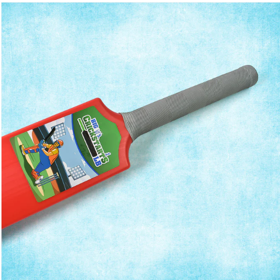 Plastic Cricket Bat for Kids, yellow and black, ready for play. Plastic Cricket Bat for Kids, yellow and black, ready for play. Lightweight HDPE plastic cricket bat for children, close-up view. Durable plastic cricket bat for young players, with a clear view of the handle. Kids' plastic cricket bat from Aditi, showing its sturdy construction. Child-friendly plastic cricket bat, ideal for backyard games. Aditi plastic cricket bat for kids, designed for safe and fun play. A child swinging a plastic cricket bat, enjoying outdoor play. Plastic Cricket Bat for Kids – Durable HDPE Play Bat | Aditi - Image 4