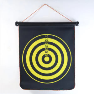 Roll-Up Dartboard Game – Portable Double-Sided Target Mat