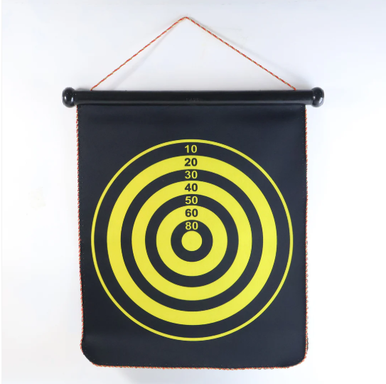 Roll-Up Dartboard Game – Portable Double-Sided Target Mat