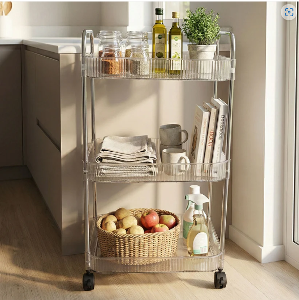 Multipurpose Storage Trolley – Space-Saving Organizer with Wheels