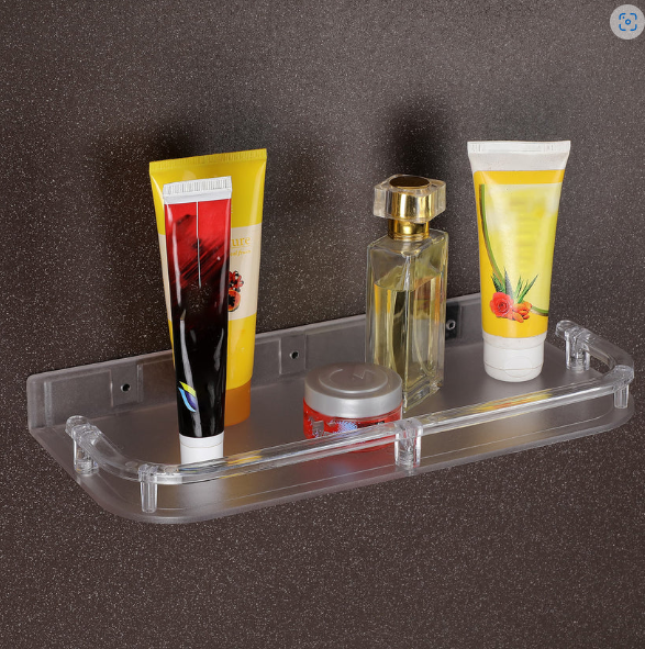 Transparent Set Top Box Stand – Wall Mounted with Cable Management