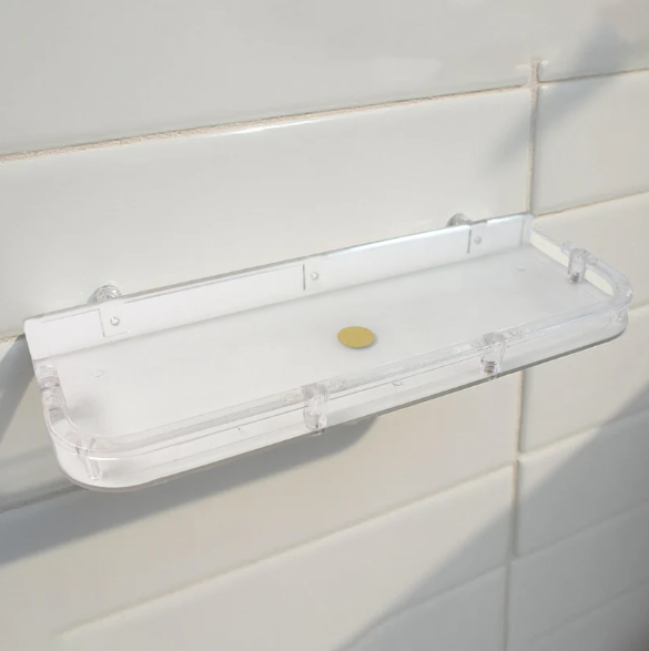 Transparent Set Top Box Stand – Wall Mounted with Cable Management