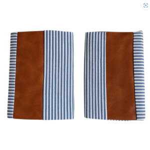 Leather & Cotton Pillow Covers – 20x20 Inch (2-Pack) | Styleva