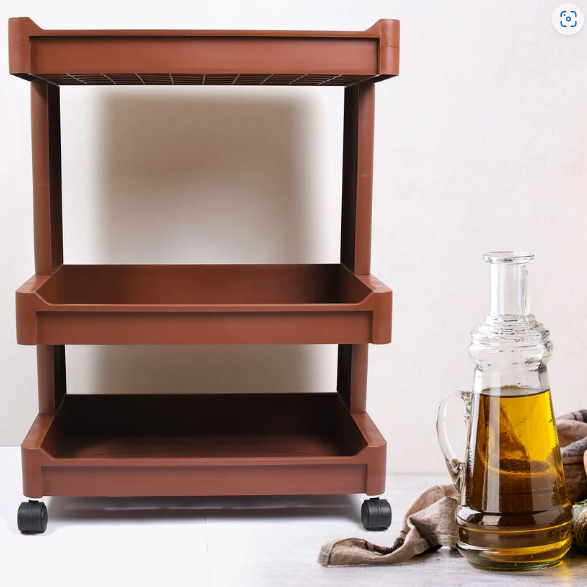Plastic Serving Trolley – Mobile Kitchen Bar Cart | TableNest
