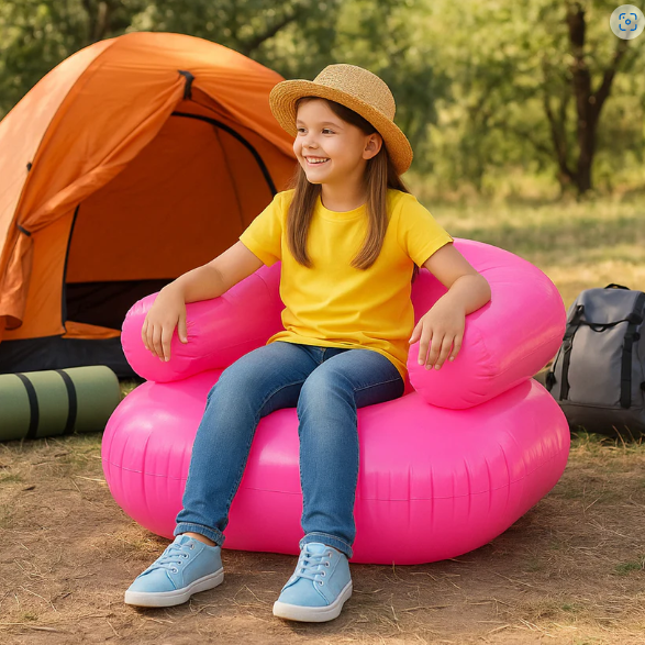 Inflatable Kids Sofa Chair – Portable & Durable Seating | Trekola