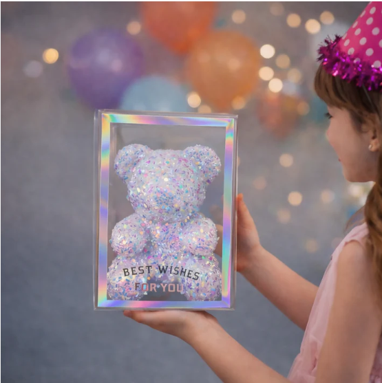 Crystal Glitter Teddy Bear – Perfect Gift & Décor Piece