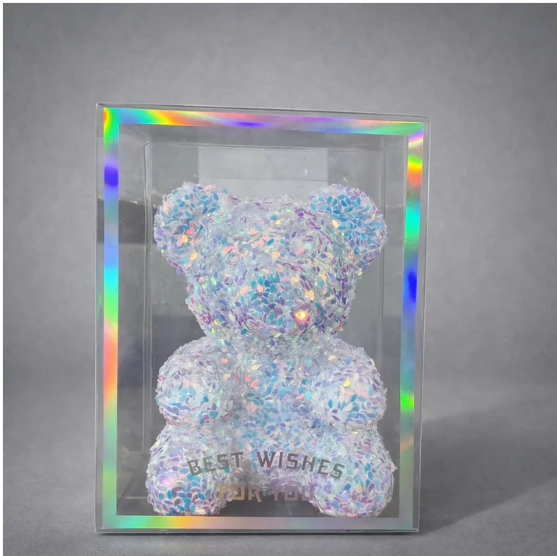 Crystal Glitter Teddy Bear – Perfect Gift & Décor Piece - Image 2