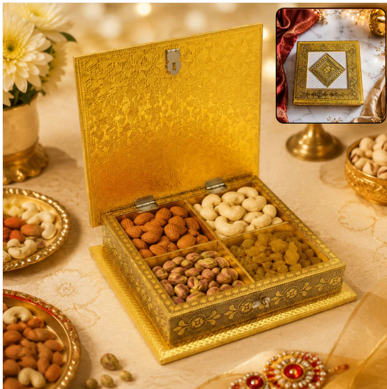 Handicraft German Oxidised Gift Box – Elegant Traditional Design
