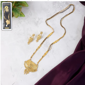 Designer Maharashtrian Mangalsutra Set – Elegant Traditional Pendant