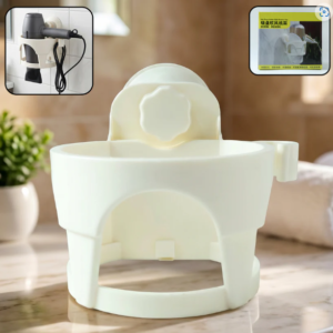Hair Dryer Holder – Easy Bathroom Storage with Suction Cup