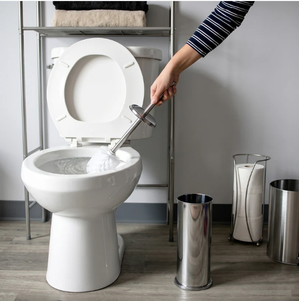 Toilet Cleaning Brush – Durable with Long Handle and Holder