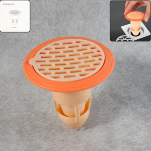 Plastic Drain Strainer – Efficient Hair Catcher for Bathroom & Kitchen
