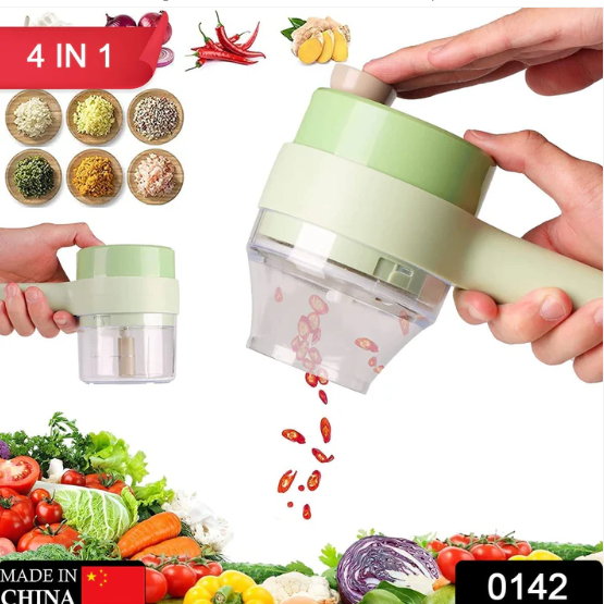 Electric Vegetable Cutter – 4-in-1 Handheld Slicer | Indo Glow - Image 4