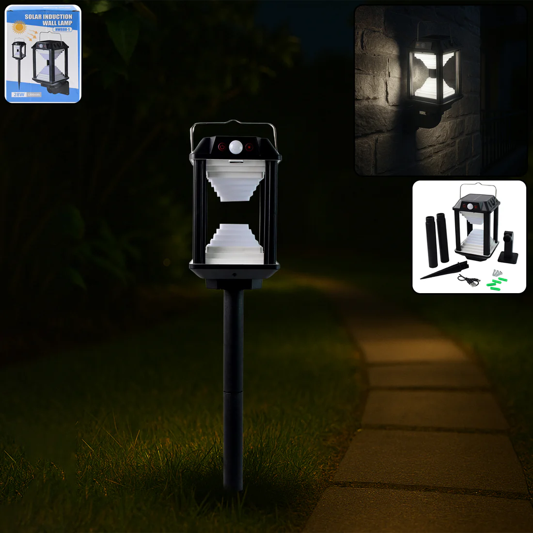 Solar LED Wall Light