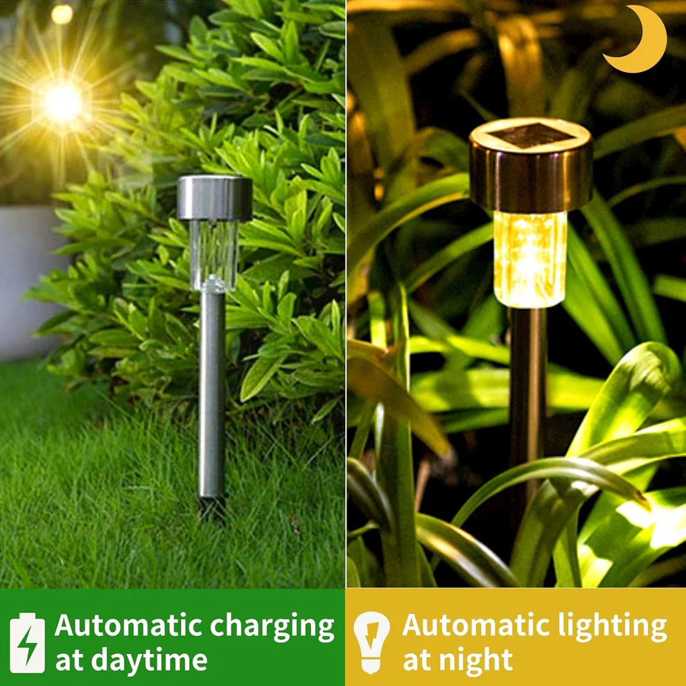 Solar Lawn Lamp Set