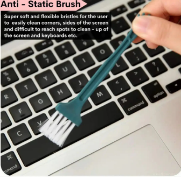 Screen Cleaner Spray – 3-in-1 Kit with Microfiber Cloth & Brush