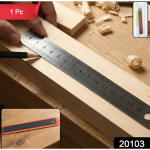 Measuring Ruler – Precision Steel 15 cm with Clear Markings