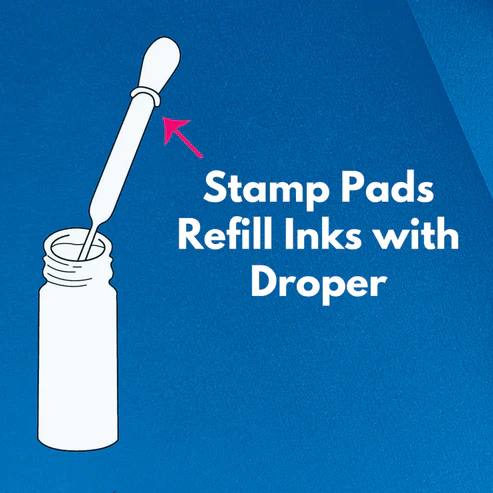 Stamp Pad Ink – 500 ml Violet Refill for Office Stamping - Image 4