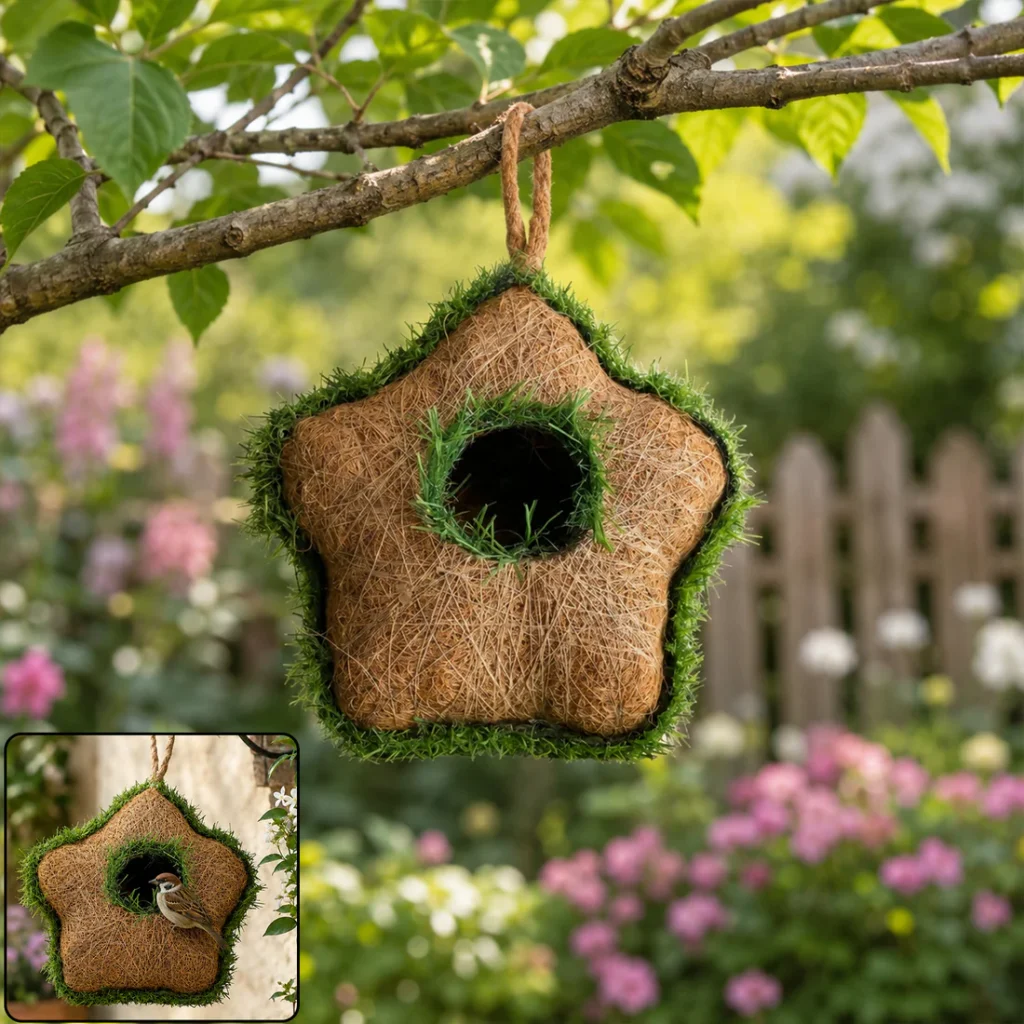 Star-Shaped Bird House