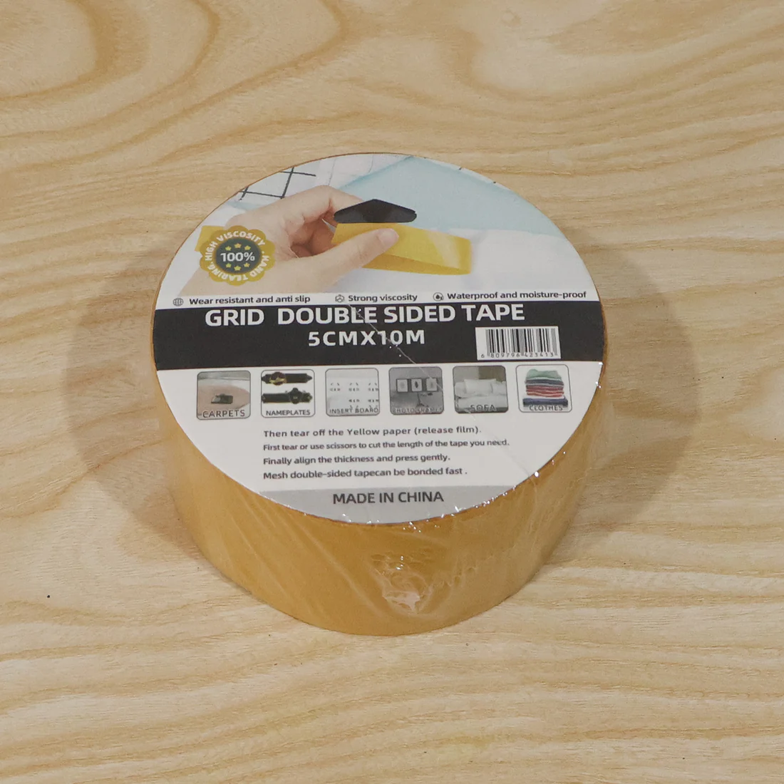 Double Sided Tape – Waterproof Transparent Mesh for Mounting