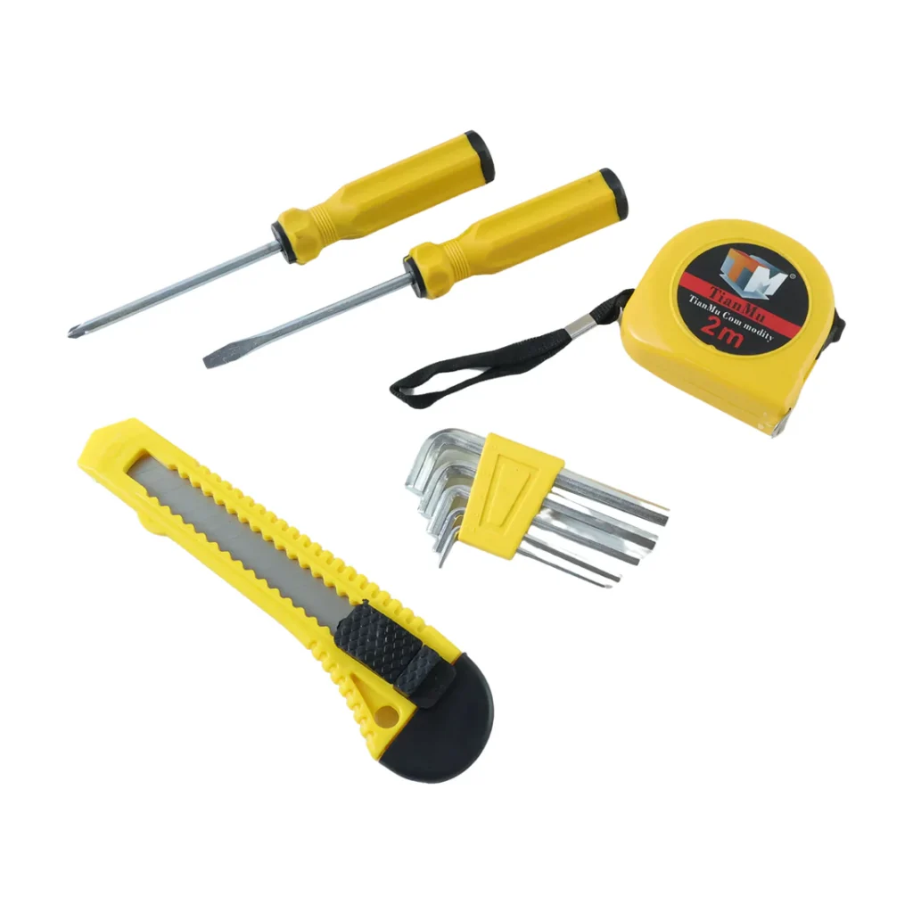 Compact TianMu Tool Set – Essential 9-Piece Repair Kit for Home