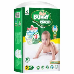 Baby Diaper Pants – 360° Leakproof & Rash-Free Comfort for Babies - Small 40