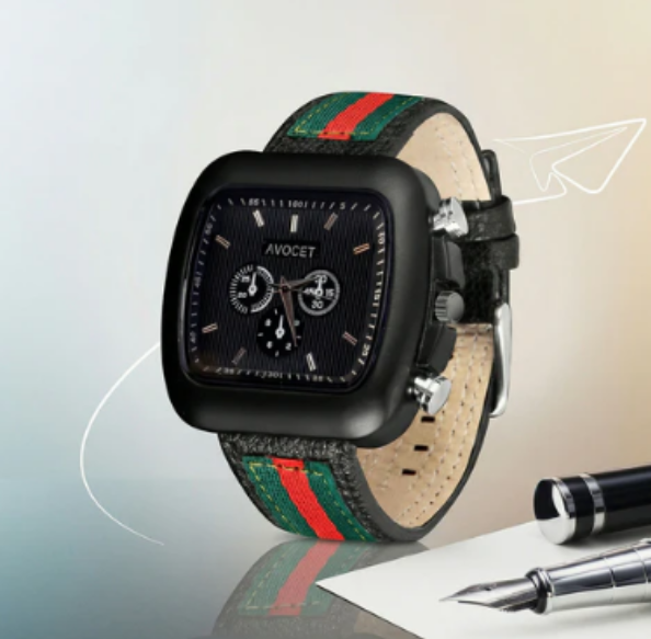 Square Dial Striped