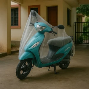 Keep your scooter safe and clean with this Small Plastic Activa Bike Cover. This waterproof and dustproof cover provides excellent protection against rain,