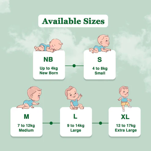 Baby Diaper Pants – Ultra Dry, Leakproof & Comfortable for Active Babies - Small 10 - Image 2