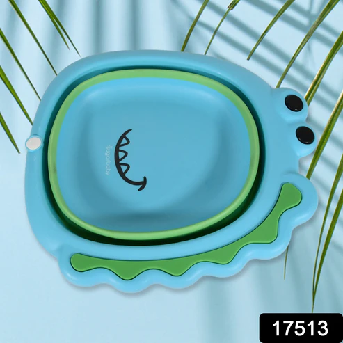 Foldable Baby Wash Basin – Space-Saving Frog Design | Bath Verse