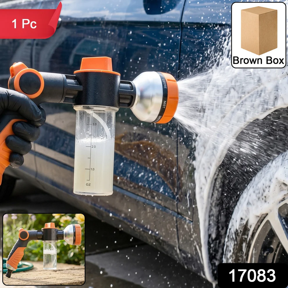 Adjustable Hose Spray Nozzle – Multi-Pattern Water Gun for Car & Garden - Image 2