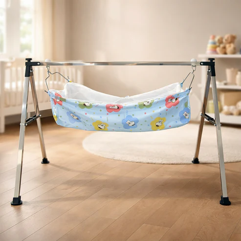 Baby Hammock Cradle – Soft, Portable & Safe for Newborns - Image 4
