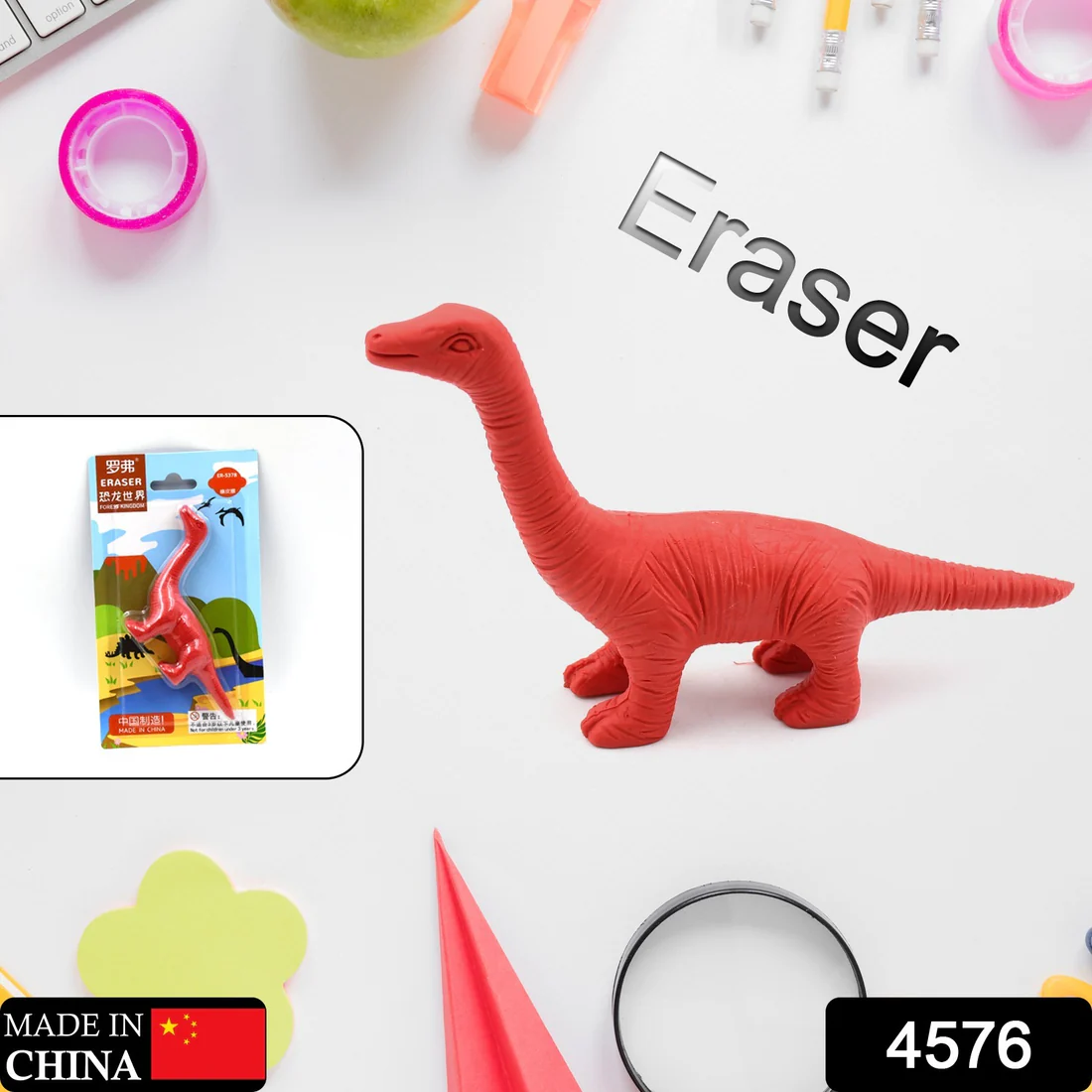 Dinosaur Erasers – 3D Puzzle & Desk Pet for Kids