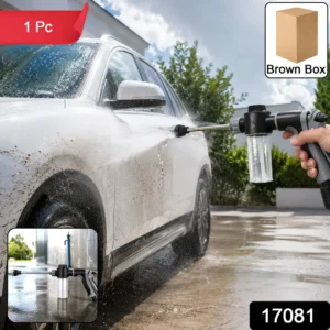 The high pressure water spray gun with foam bottle is your ultimate outdoor cleaning tool.