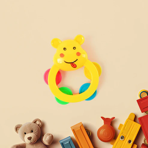 Baby Rattle Set – 3-Piece Colorful Animal Shape Teething Toys - Image 4