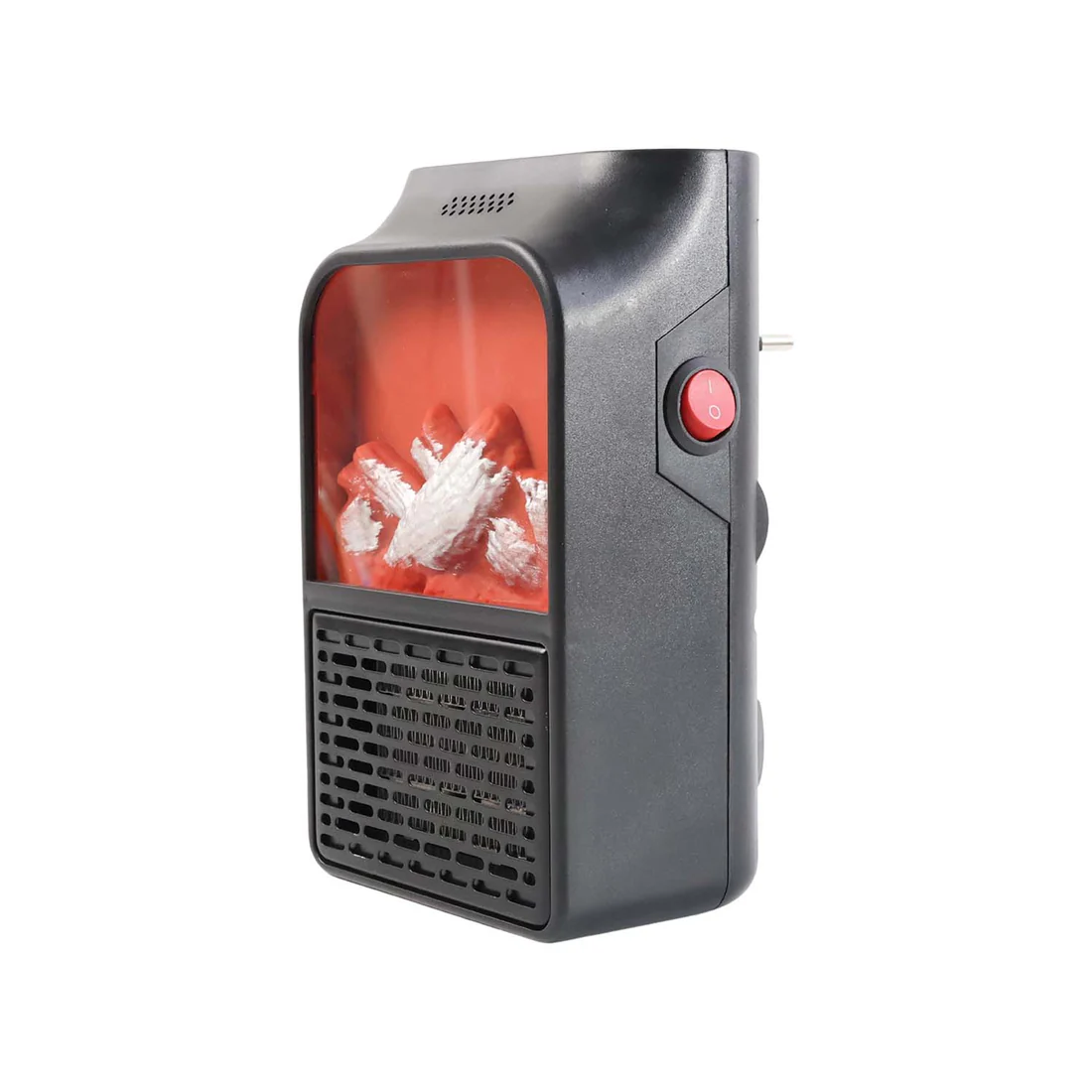 Electric Fireplace Heater – Realistic LED Flame | Deodap