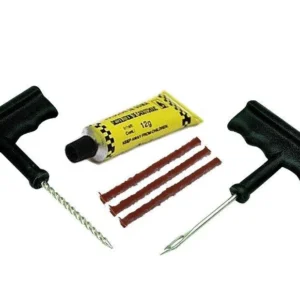 Don't let a flat tyre ruin your journey! This Tubeless Tyre Puncture Repair Kit from RaceVault is your ultimate roadside companion,