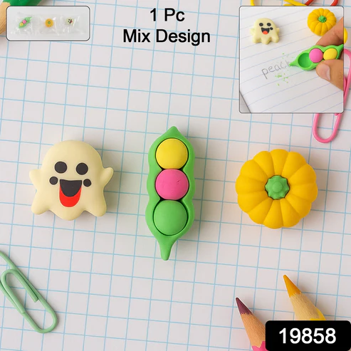 Cartoon Eraser – Soft Non-Toxic 3D Rubber for Kids