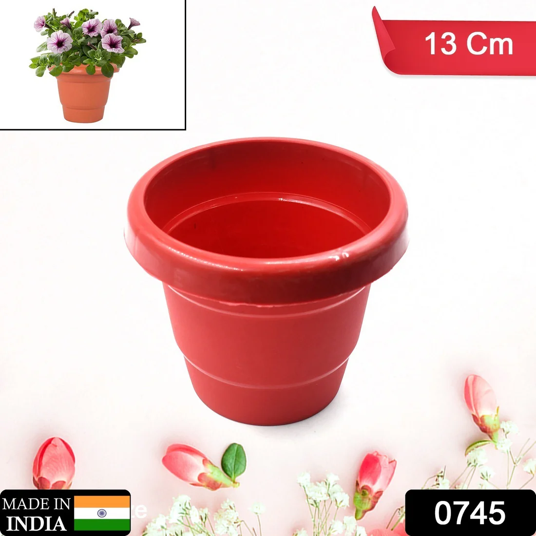Heavy-Duty Plant Pot 13cm – Durable Plastic for Home | Styleva - Image 2