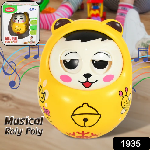 Musical Roly Poly Toy – Wobbling Doll for Babies | Aditi - Image 2