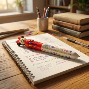 Multicolour Ball Pen – 10 Vibrant Ink Colours for Kids & School