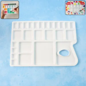 Colour Mixing Plate – Spacious Palette with Deep Wells for Artists