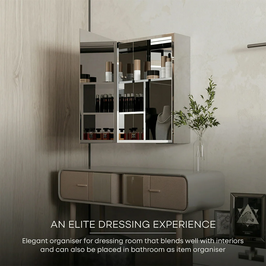 Wall Mounted Mirror Cabinet with