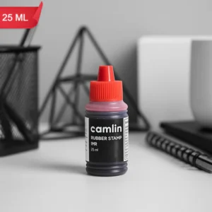 Red Rubber Stamp Ink – Quick-Dry Office Stamp Ink Bottle 25 ml